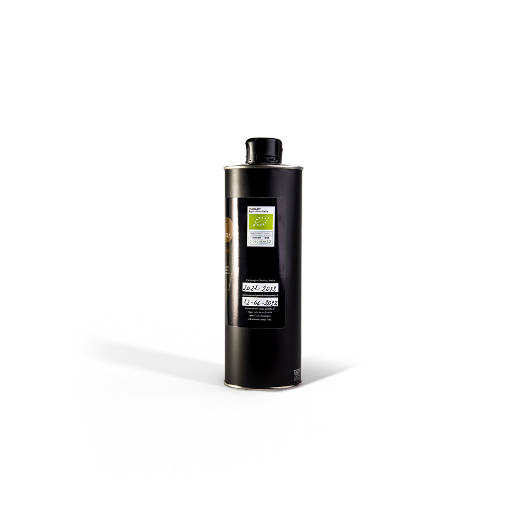Olio Extravergine di Oliva Biologico | Bottiglia in lattina Olio Proscia da 0,75 Litri