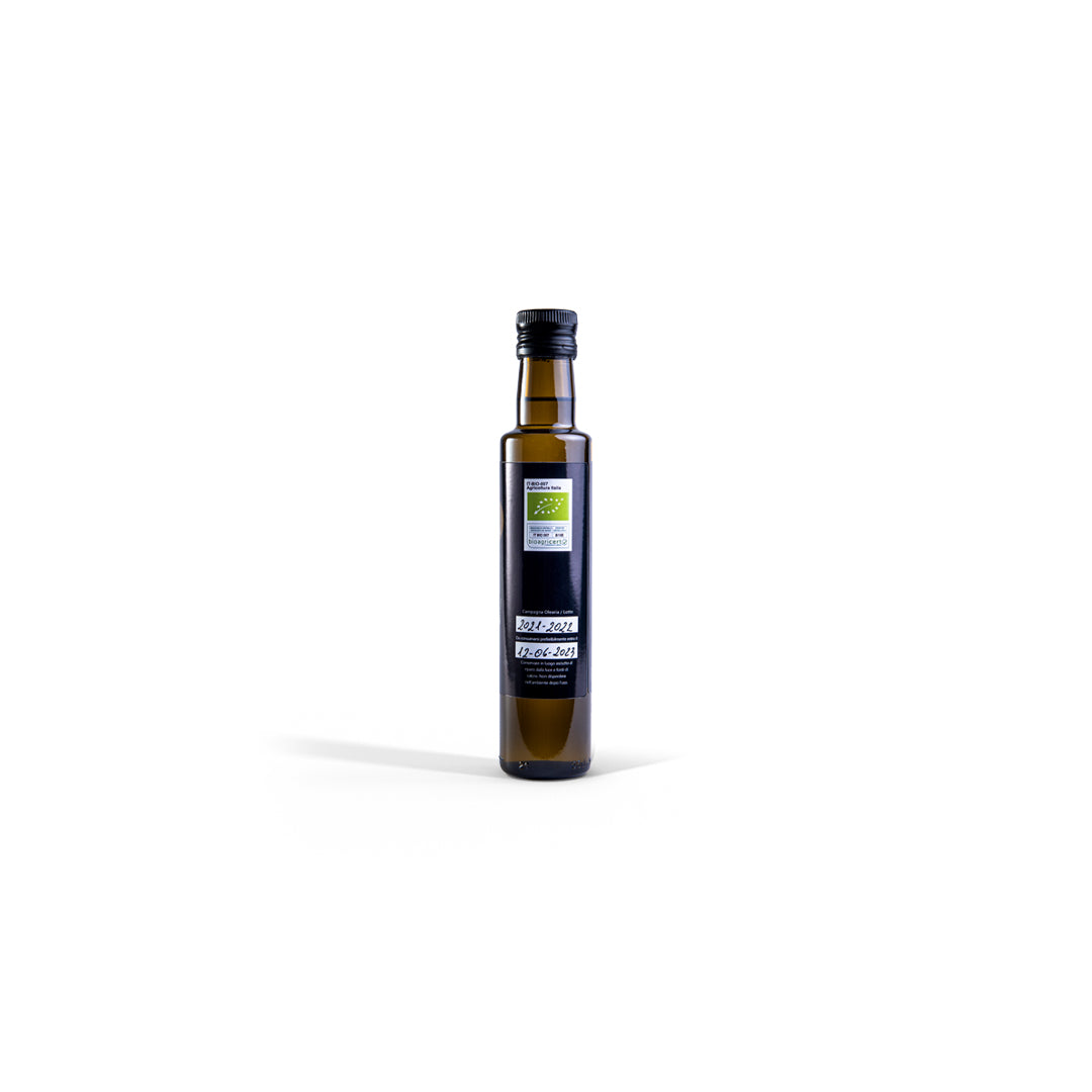 Olio Extravergine di Oliva Biologico | Bottiglia in vetro Olio Proscia da 0,25 Litri